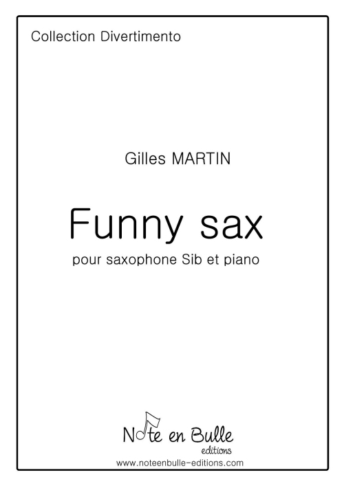 Danse du Sax - Gilles Martin - Partition - Saxophone